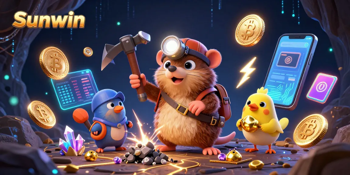 Sunwin offers thrilling online gaming with vibrant 3D elements and exciting treasure hunting visuals.
