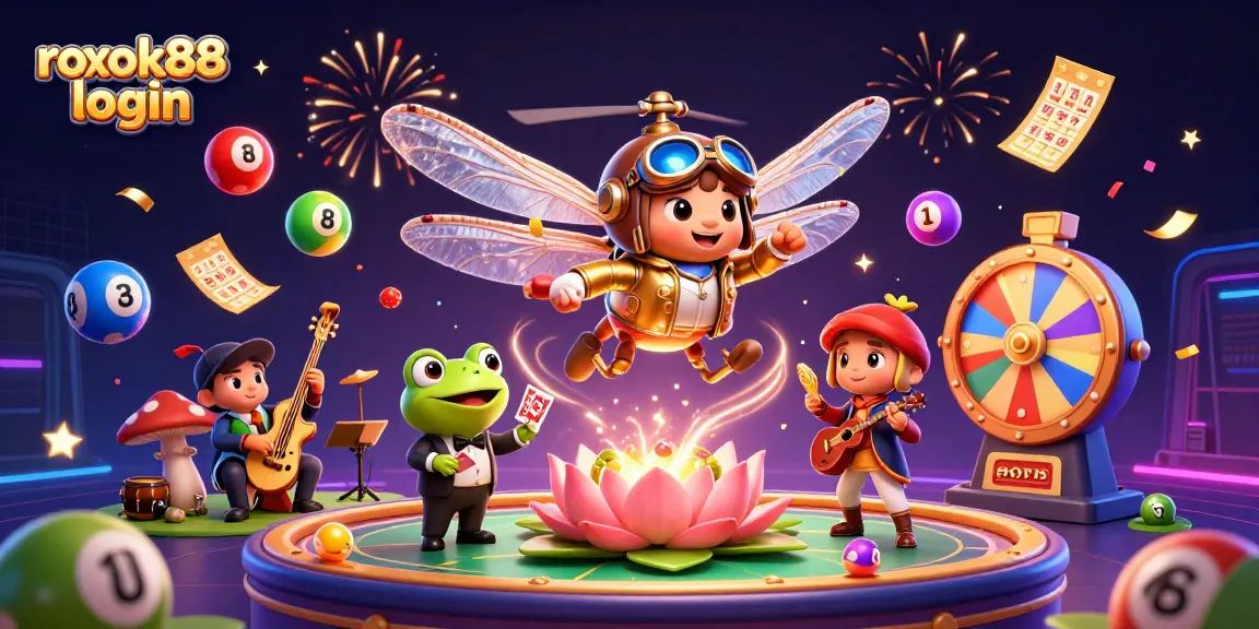 Experience the thrill of rokok88 login with dynamic lottery elements and captivating casino characters.