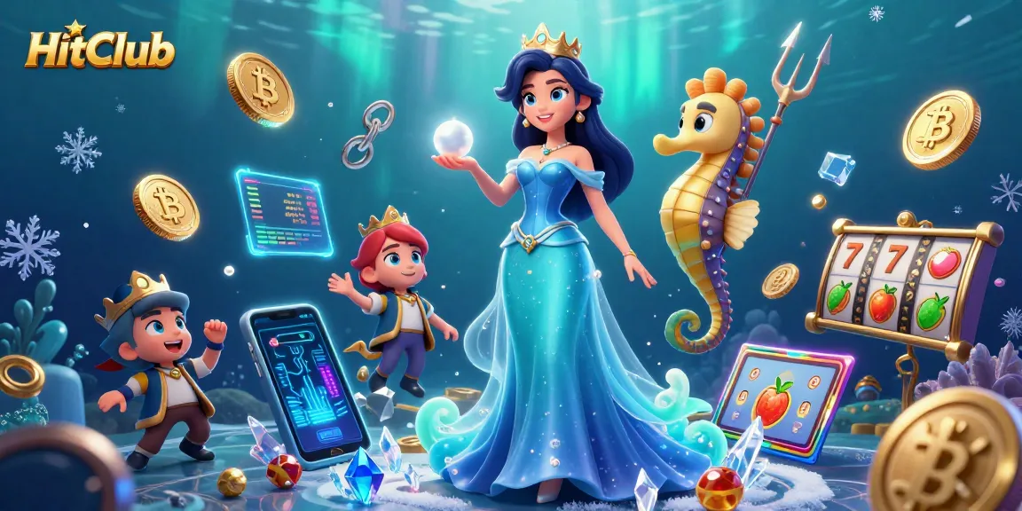 HitClub entices players with enchanting underwater treasures and glowing casino elements for thrilling gameplay.