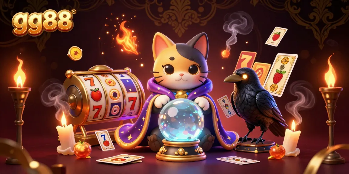 Experience thrilling slots gameplay with gg88's vibrant cat oracle and interactive elements.