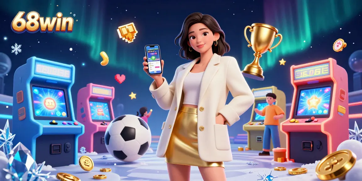Engage with 68win's exciting sports betting experience featuring vibrant 3D action.