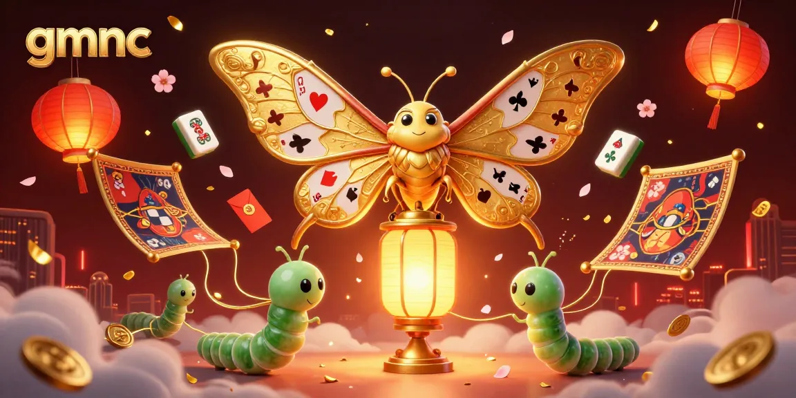 Experience gmnc through a captivating 3D illustration featuring unique casino elements and golden motifs.