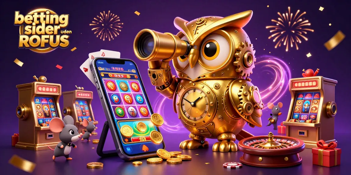Experience betting sider uden ROFUS with animated whimsical casino characters exploring colorful gaming elements.