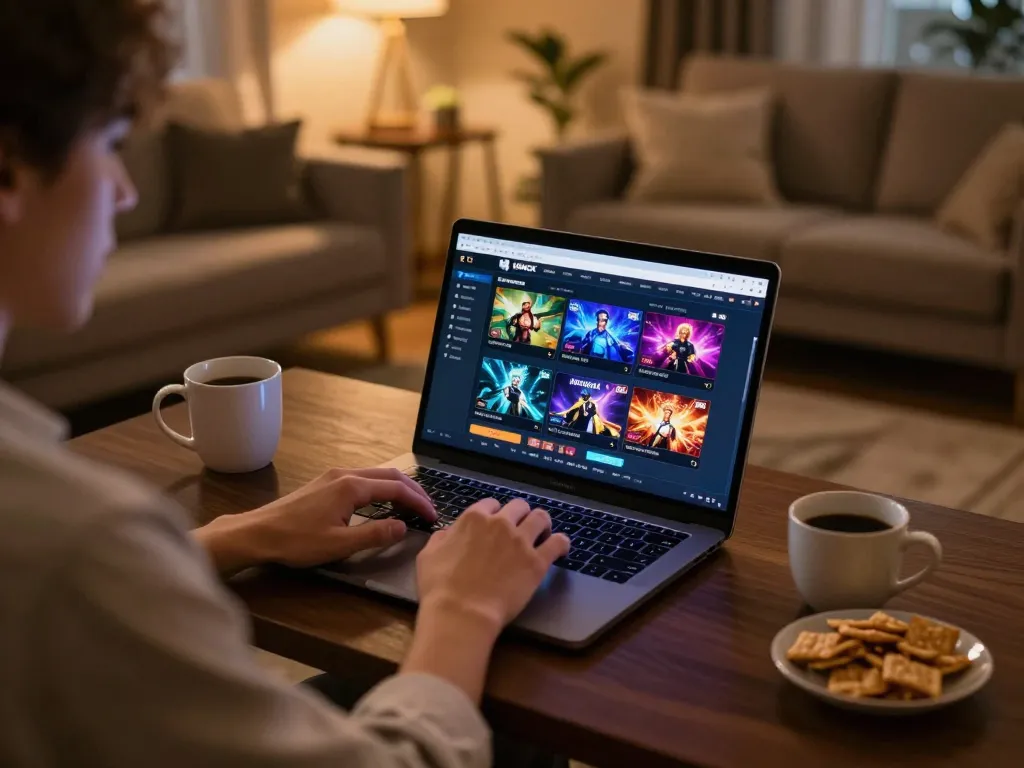 Engage in exciting gameplay at UFAKICK while enjoying a cozy home gaming atmosphere.