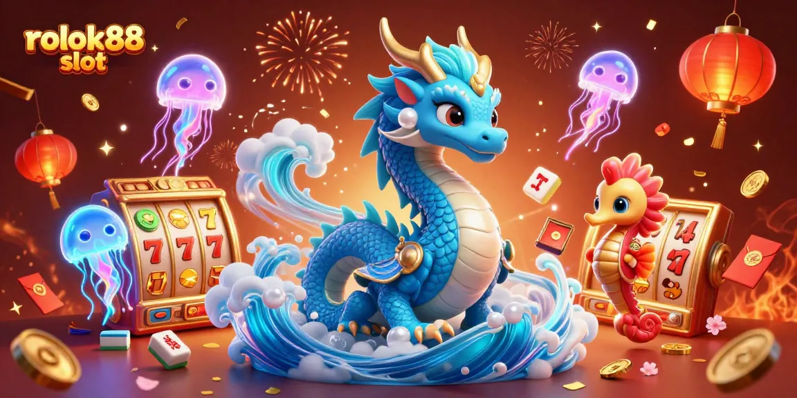 Experience the thrilling rokok88 slot with vibrant ocean characters and exciting casino elements!