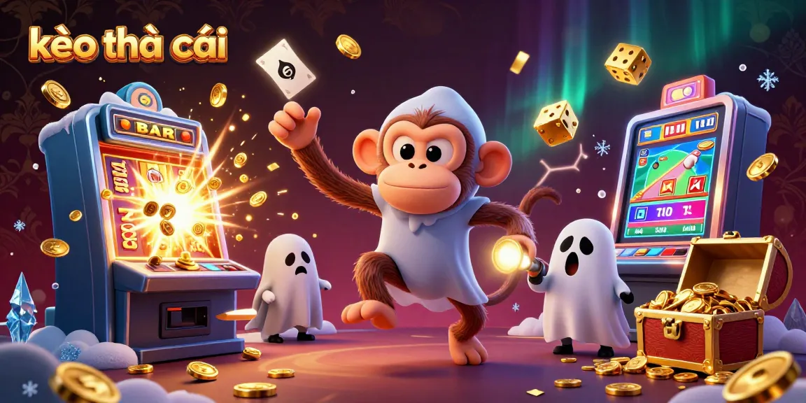 Catching exciting kèo nhà cái moments as a ghost-hunter puppy tracks a mischievous monkey in a casino.